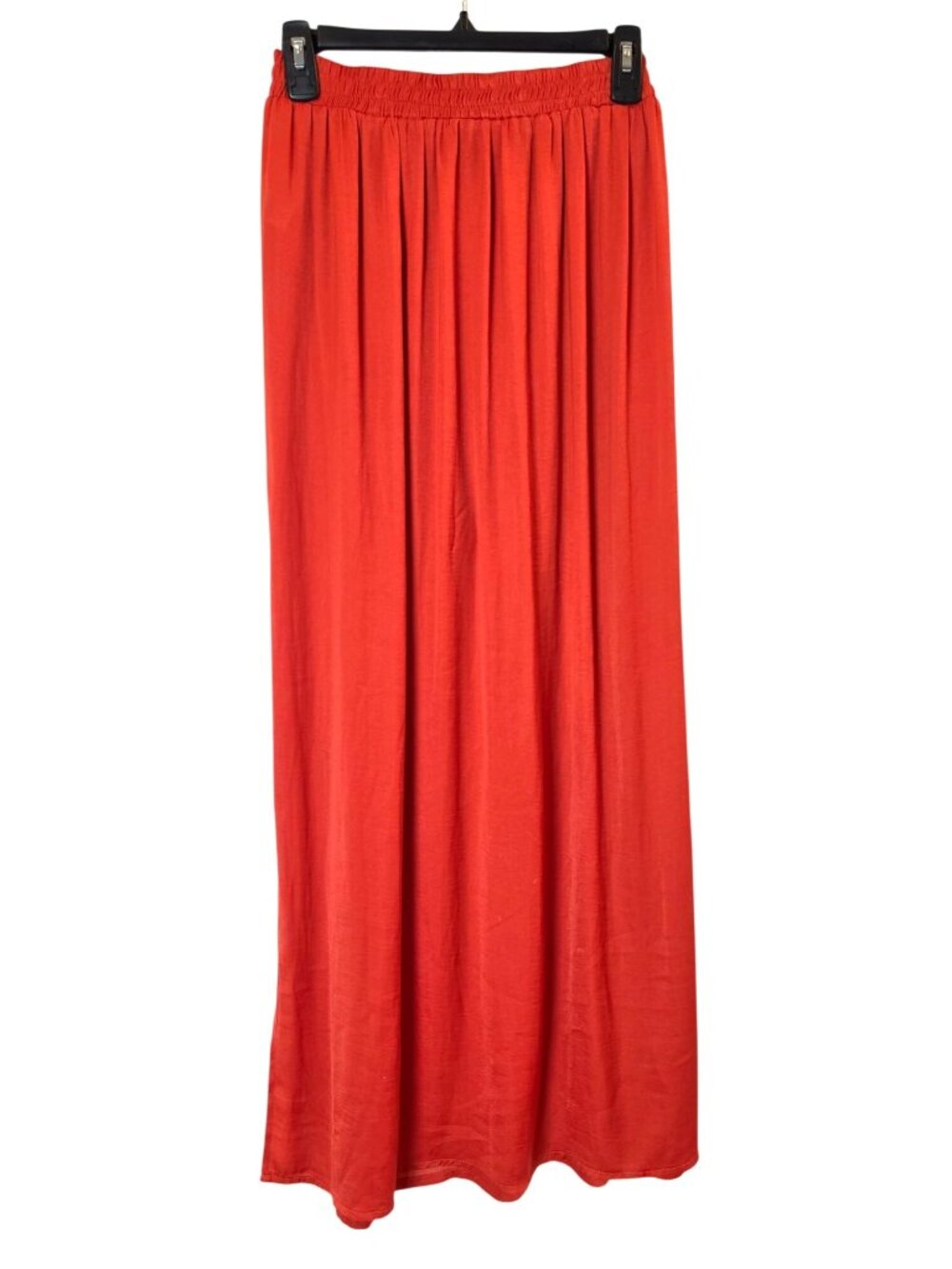 Forever 21 Gathered Waist Double Slit Flowy Maxi Skirt Women’s Small Boho